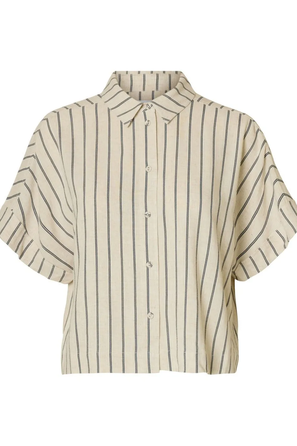Selected Hemd Viva Striped Cropped Sunshirt