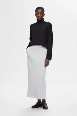 Selected Rok Jamila Hw Midi Skirt