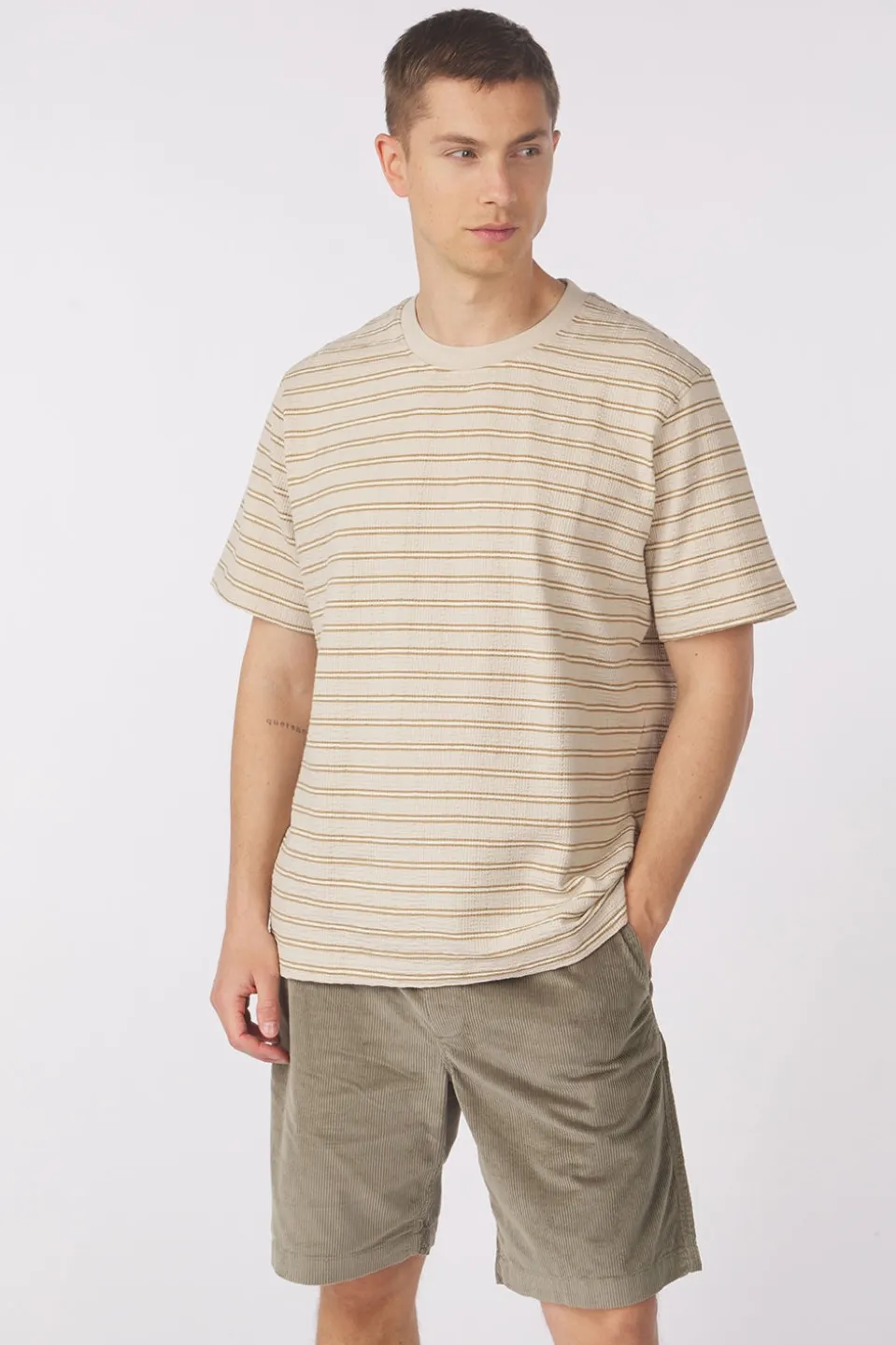Selected T-Shirt Eli Seersucker