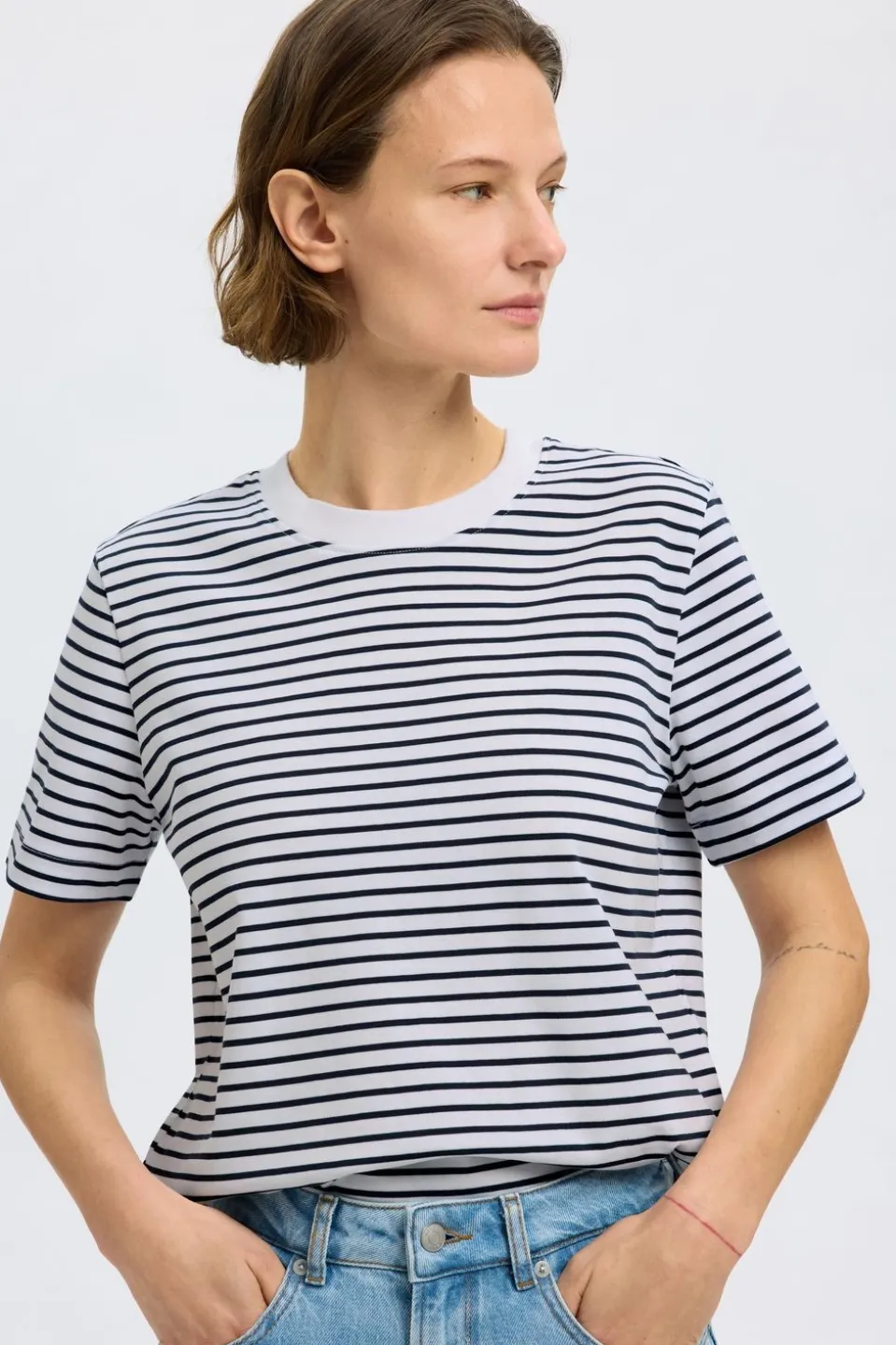 Selected T-Shirt Essential Stripedoxy