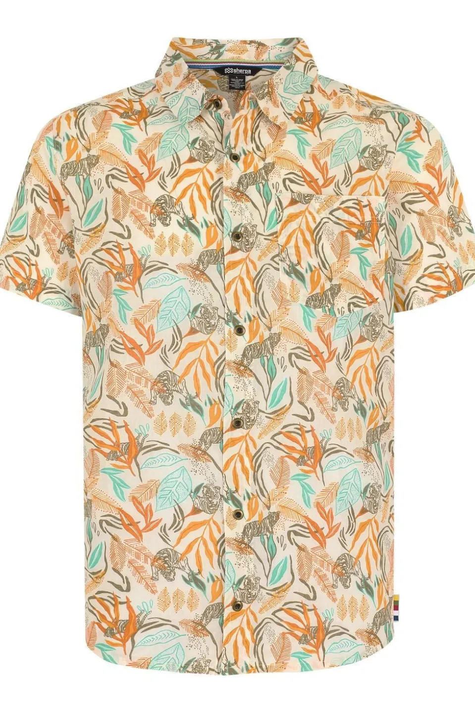 Sherpa Hemd Tiger Leaf Ss Shirt