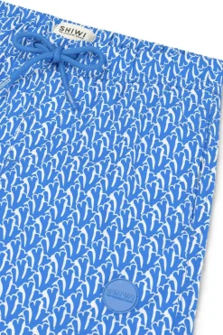 Shiwi Zwemshort Neil Quick Dry 3 Inch Wavy Coral