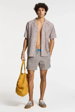 Shiwi Zwemshort Nick Quick Dry 6 Inch Geo Storm