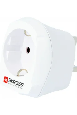 S-Kross Wereldstekker Europe To UK Adapter