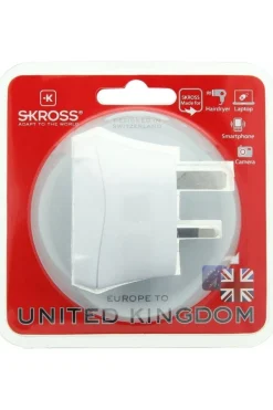 S-Kross Wereldstekker Europe To UK Adapter