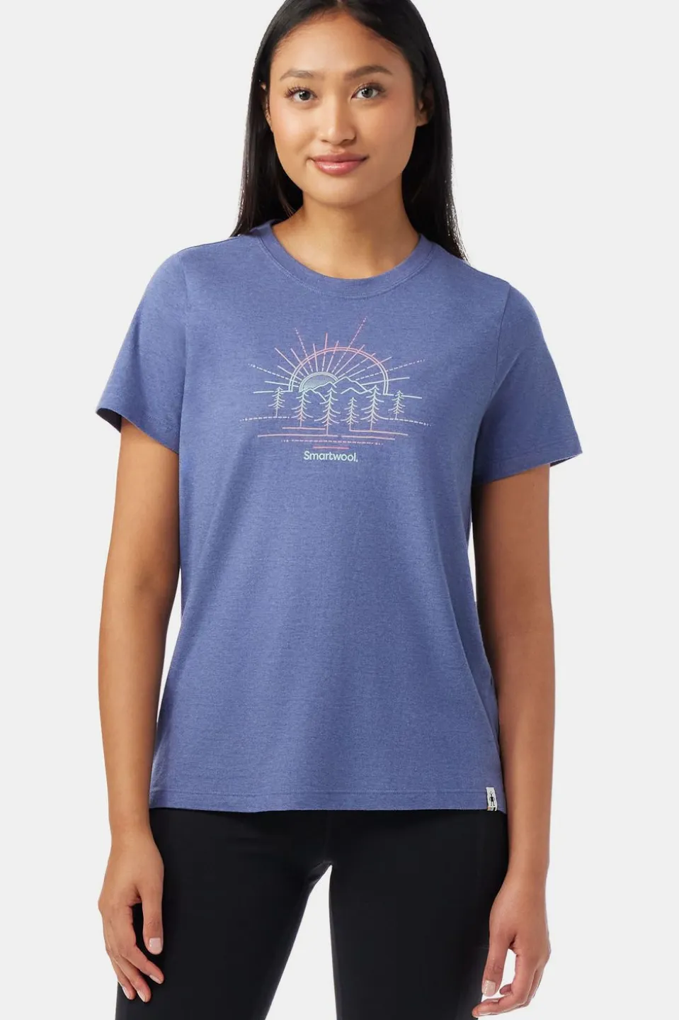 Smartwool T-Shirt Women'S Mountain Sol Short Sleeve Graphi