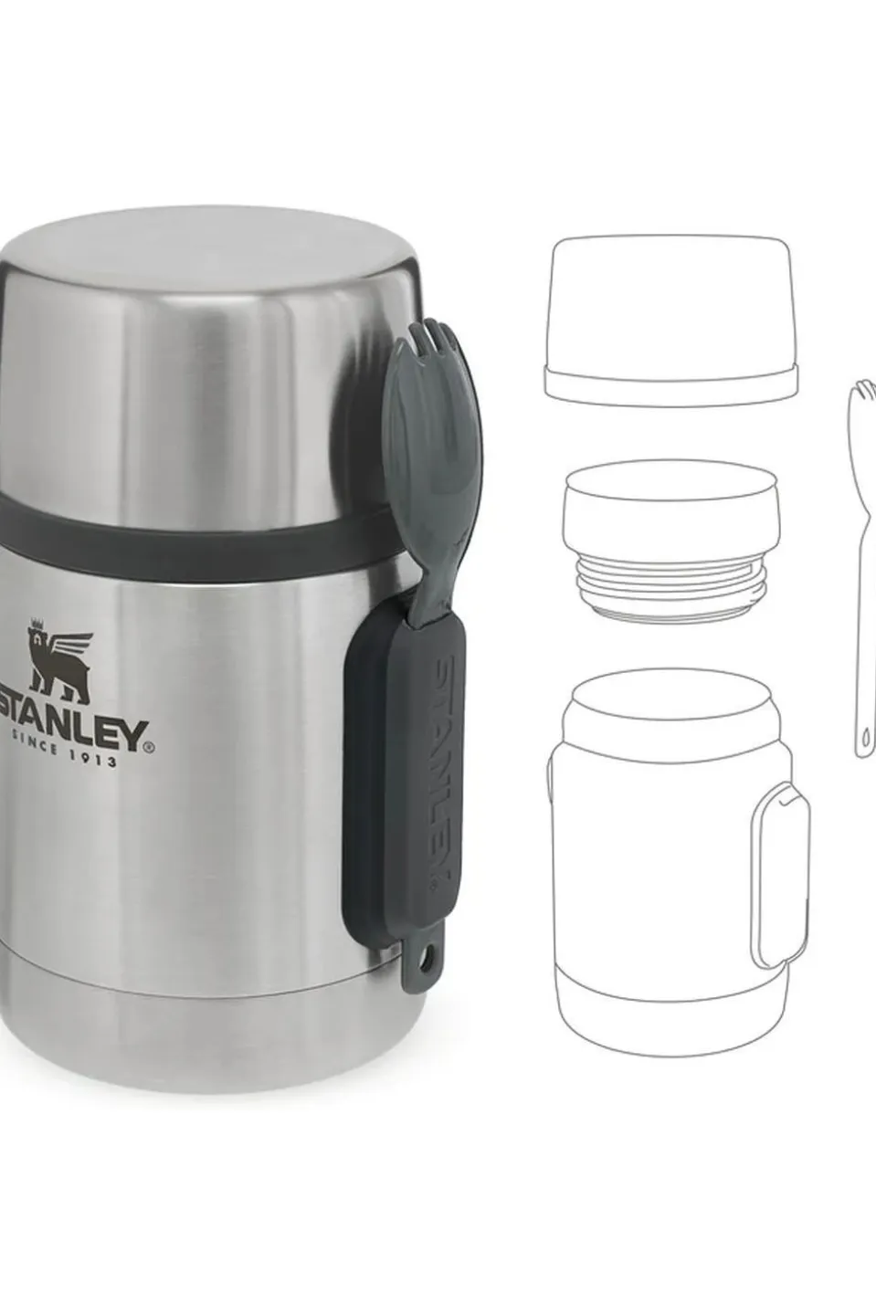 Stanley Voorraadpot The Stainless Steel All-in-One Food Jar 0,53L