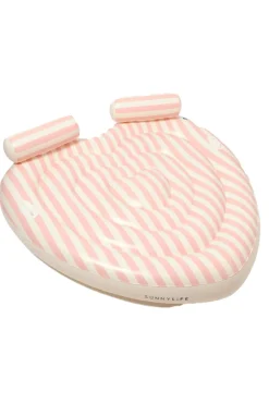 Sunnylife Speelgoed Twin Heart Lie-On Stole My Heart Pink Stripe