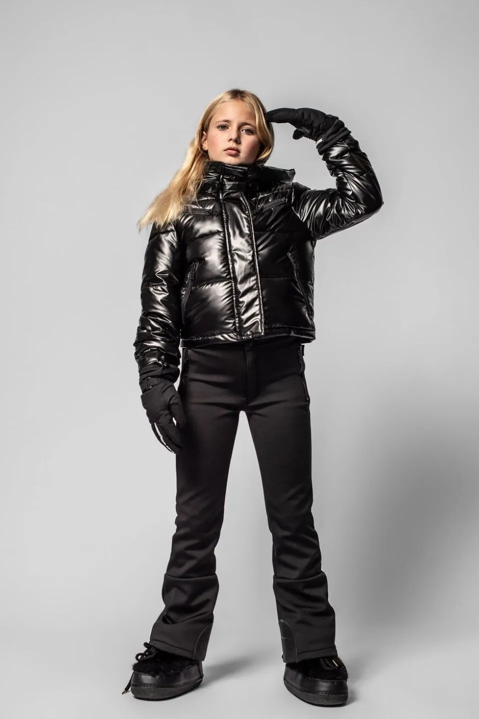 SuperRebel Ski-Jas Spicy Short Metalic Jacket