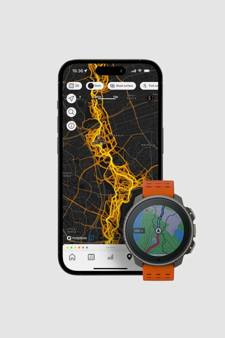 Suunto Sporthorloge Vertical Solar Titanium