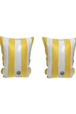 Swim Essentials Zwemarmbandjes -  Yellow Striped - Inflatable Swimming Armbands 0-2