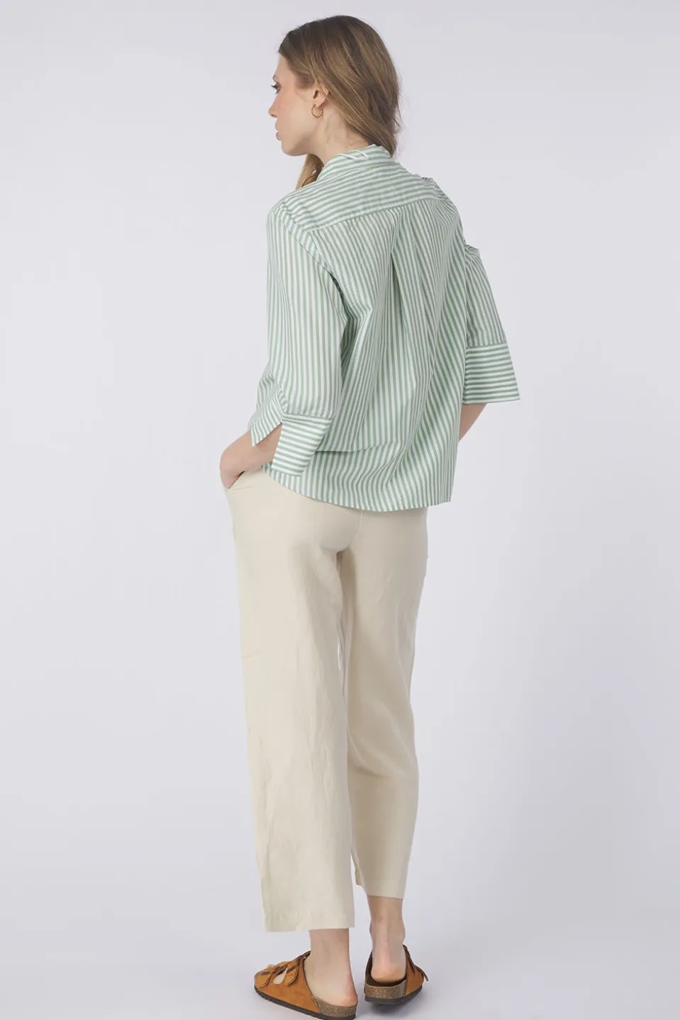 Tom Tailor Broek Culotte Linen Pants