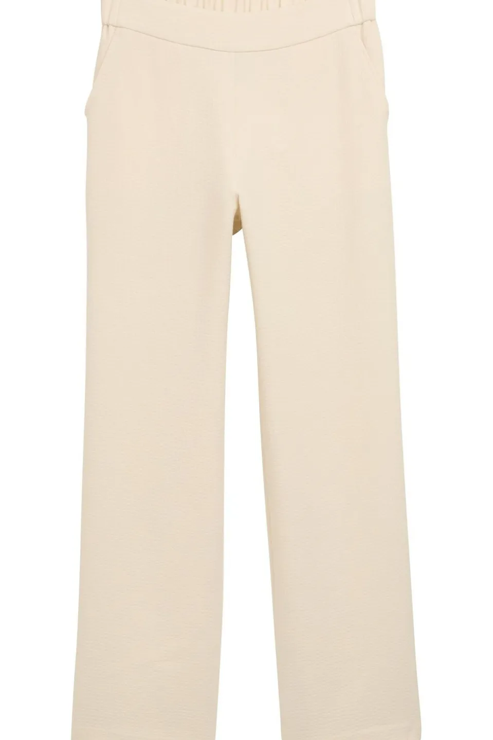 Tom Tailor Broek Straight Leg Seersucker Pants