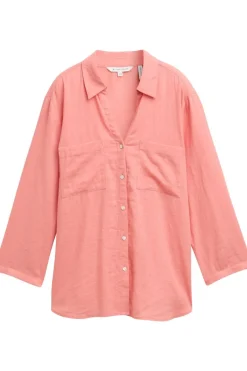 Tom Tailor Hemd Blouse Easy Shape With Linen