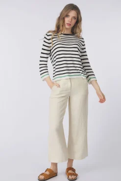 Tom Tailor Trui Knit Striped Boatneck