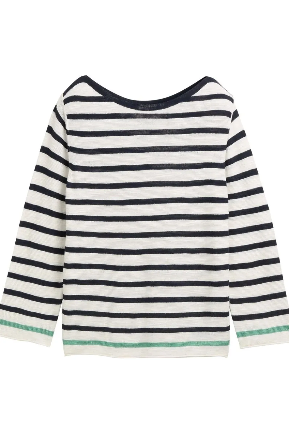 Tom Tailor Trui Knit Striped Boatneck