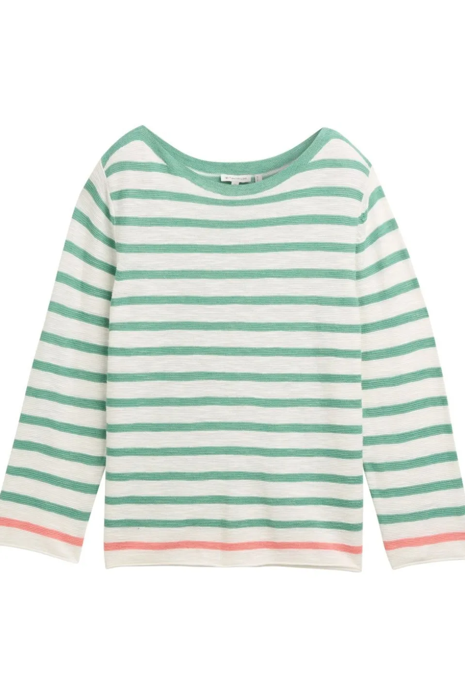 Tom Tailor Trui Knit Striped Boatneck