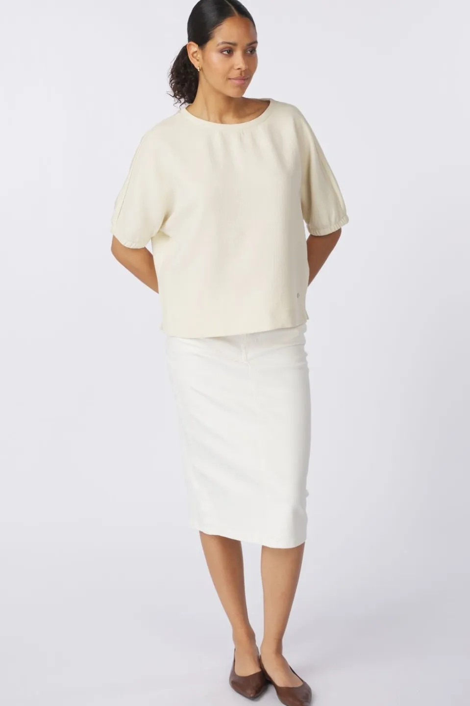Tom Tailor Trui Sweatshirt Fabric Mix