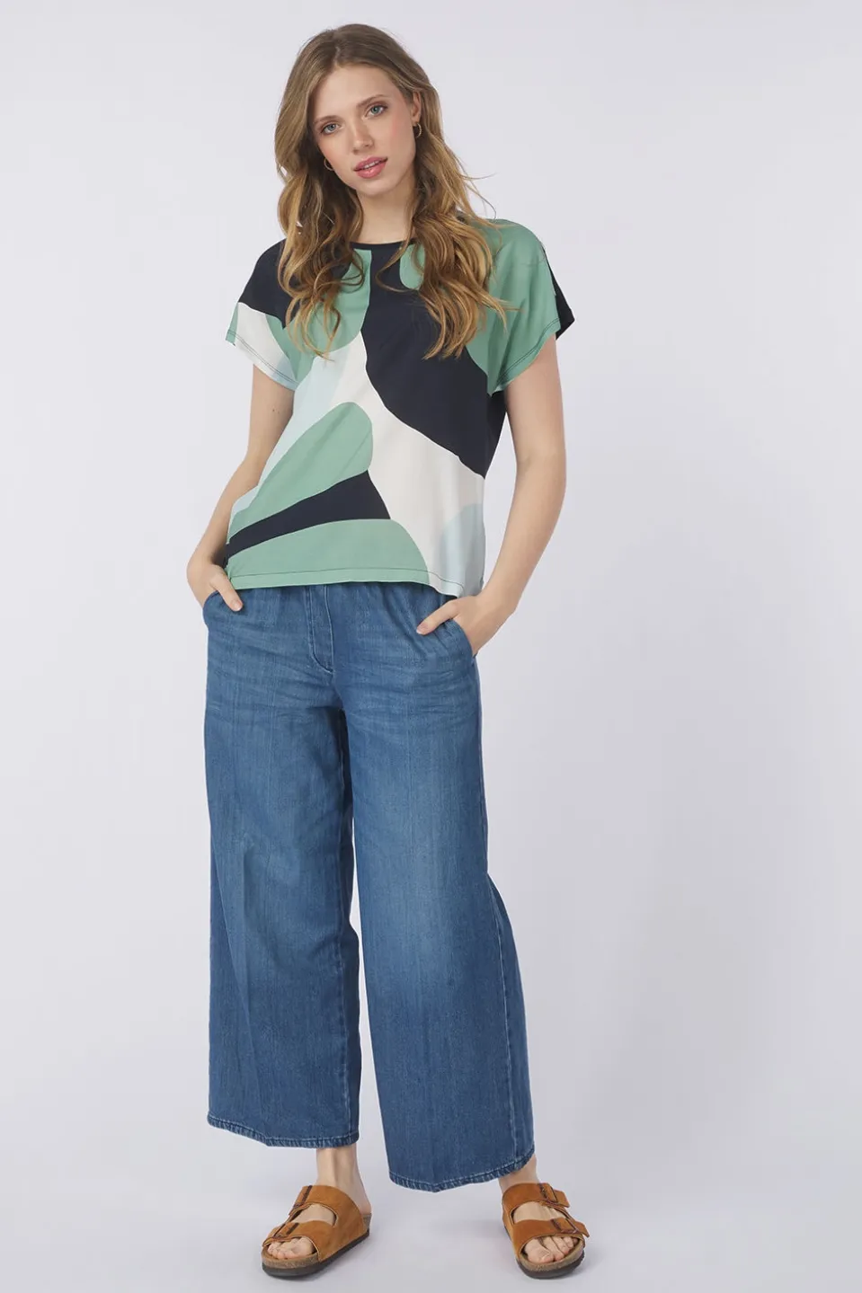 Tom Tailor T-Shirt T-Shirt Fabric Mix