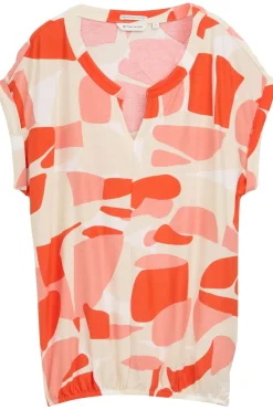 Tom Tailor T-Shirt T-Shirt Alloverprinted V-Neck