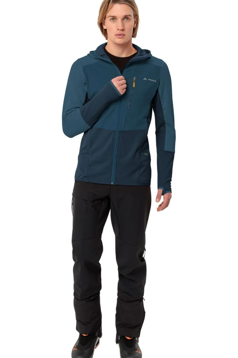 Vaude Fleece Men'S Monviso Hooded Grid