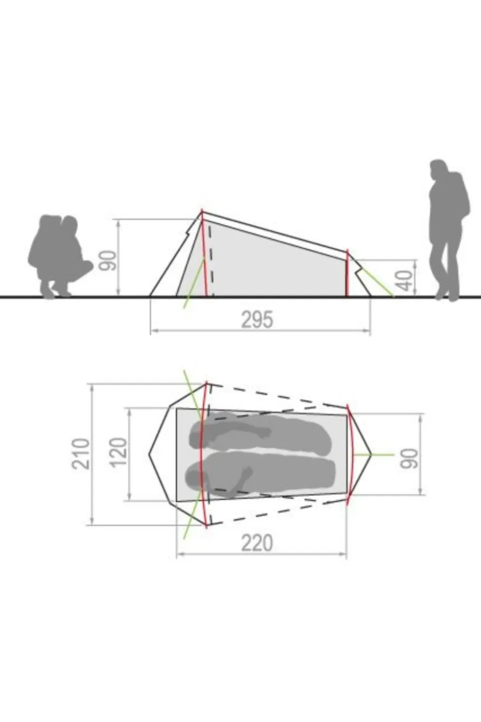 Vaude Tent Arco 1-2P