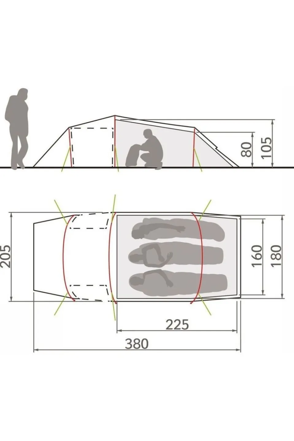 Vaude Tent Arco Xt 3P