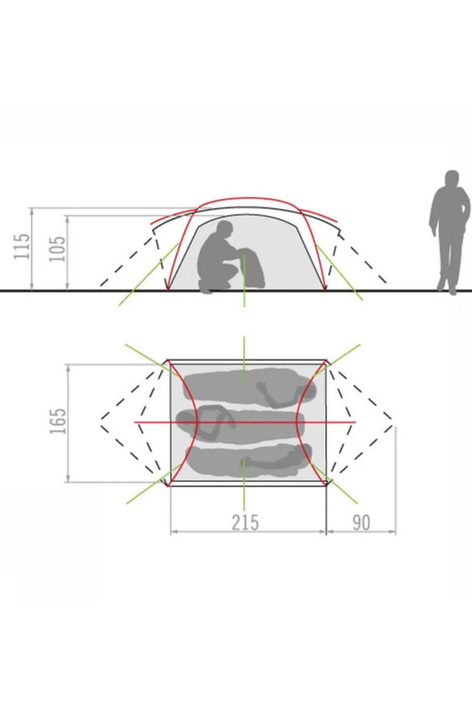 Vaude Tent Mark Ultralight 3P