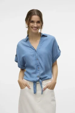 Vero Moda Blouse Fleur Bow met TENCEL™ vezels