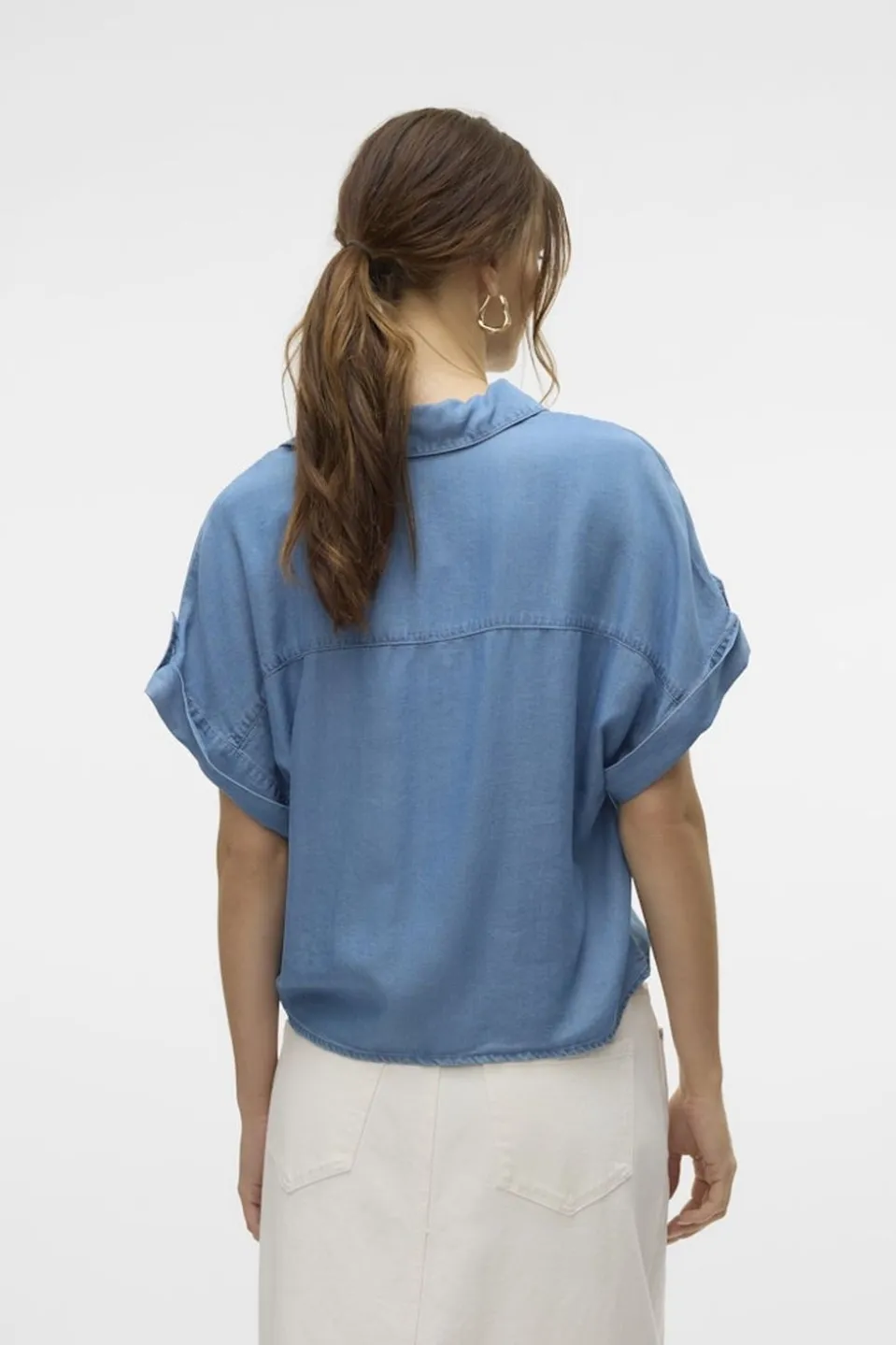 Vero Moda Blouse Fleur Bow met TENCEL™ vezels