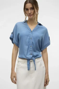 Vero Moda Blouse Fleur Bow met TENCEL™ vezels