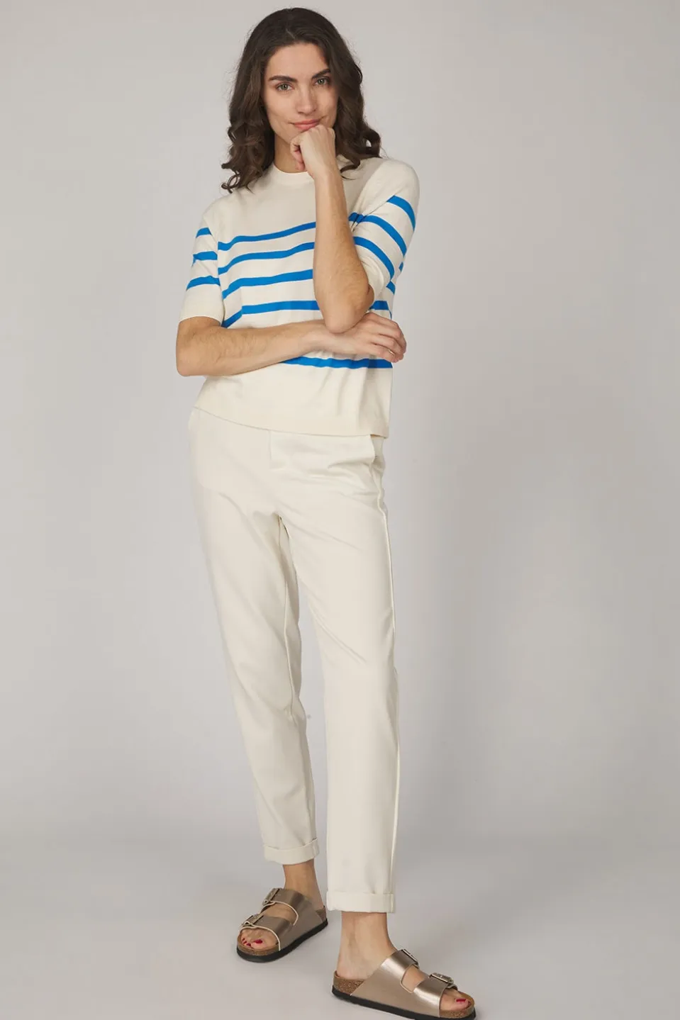 Vero Moda Broek maya Mr Loose Solid