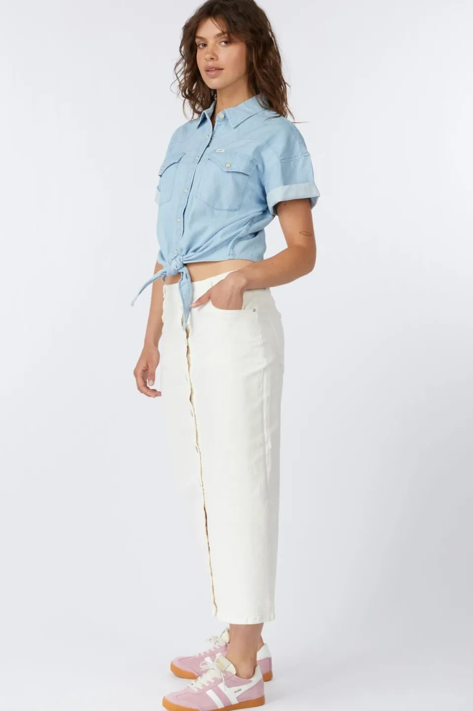 Vero Moda Rok Wild Alvida Button Hr Clr