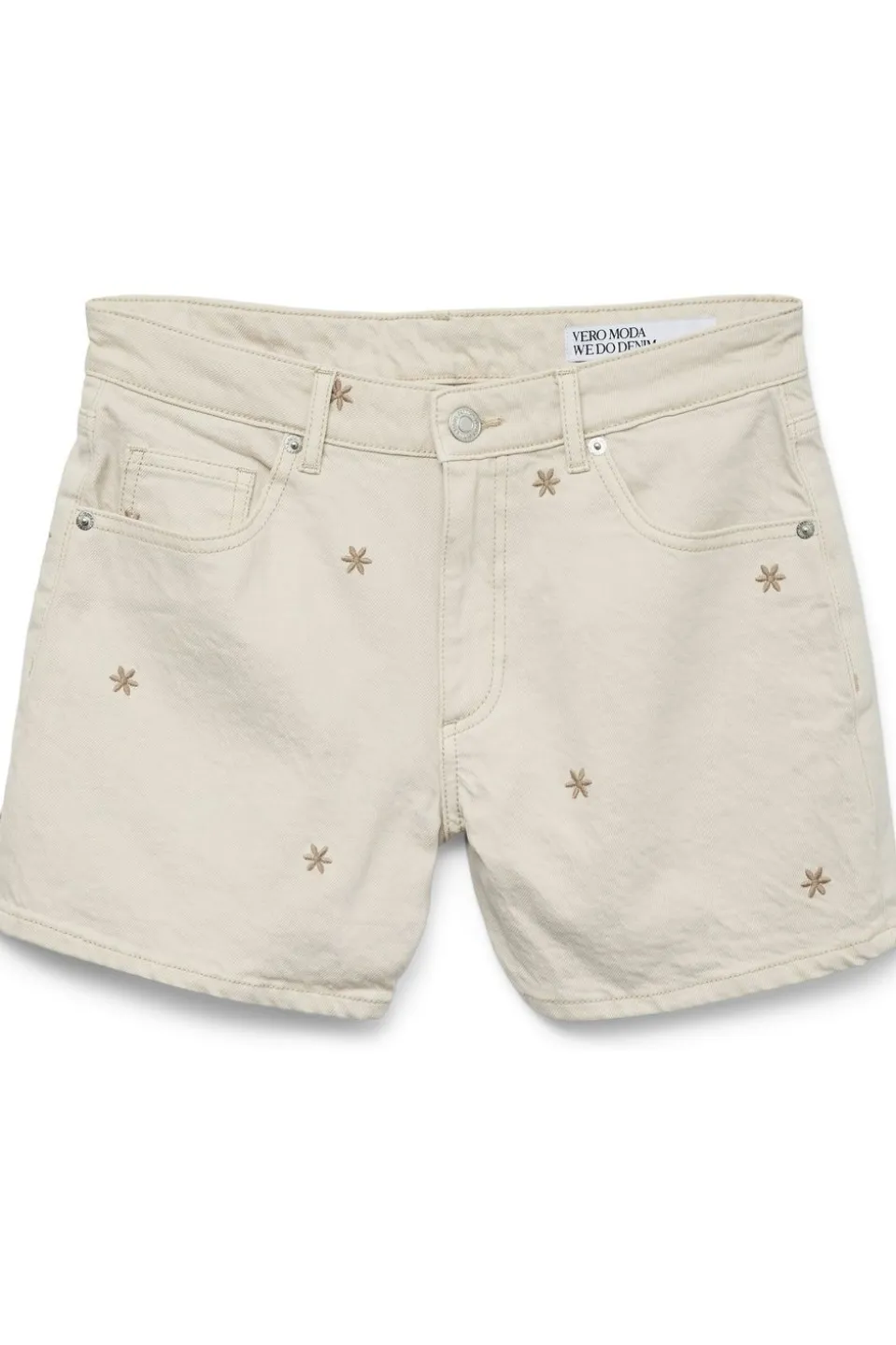 Vero Moda Short Te Mr Ecru Flowers