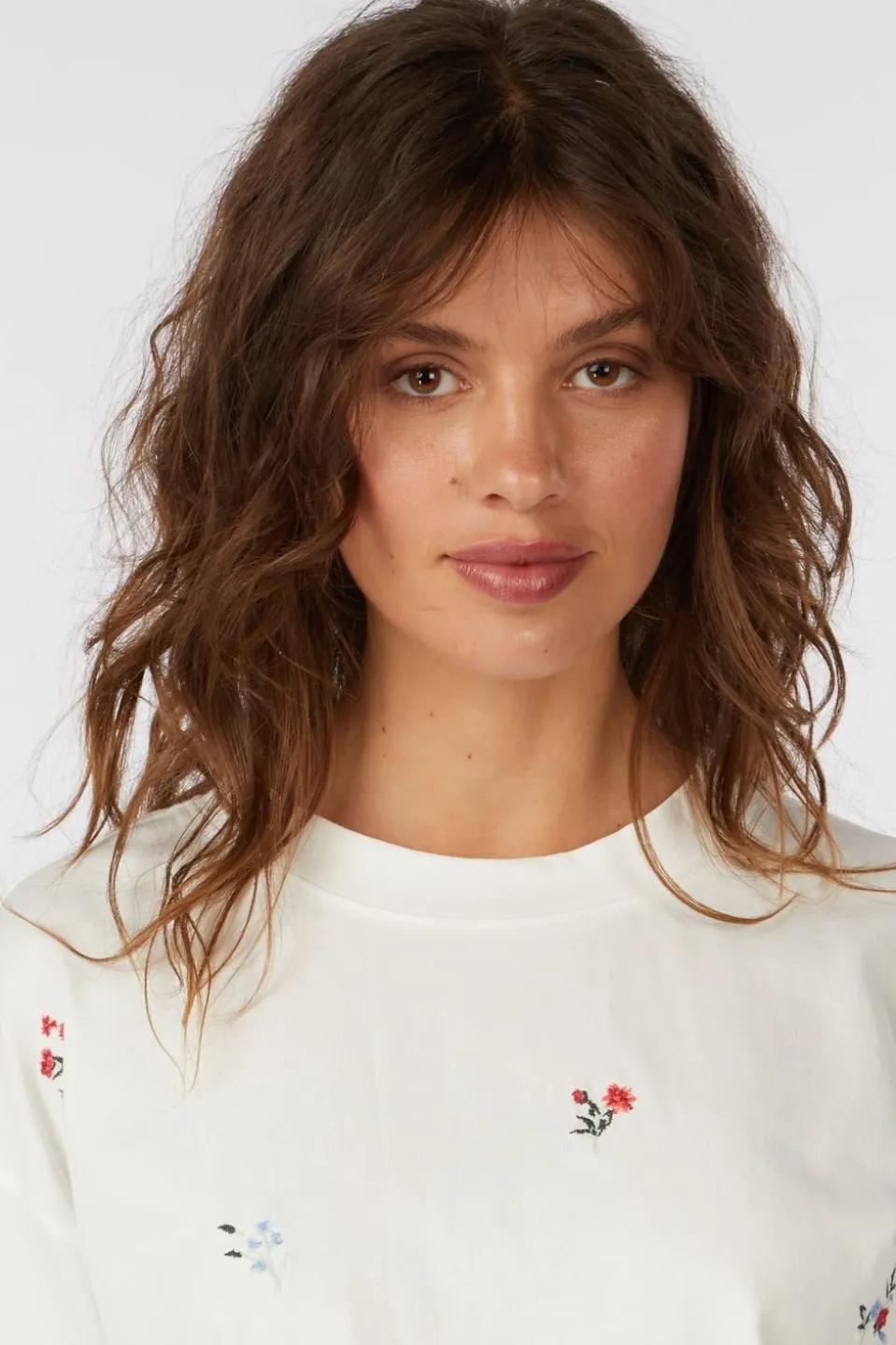 Vila T-Shirt Monie Flower Emb