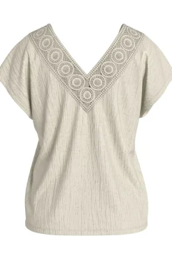 Vila T-Shirt Syma Lace Capeeve