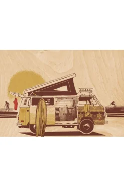 Woodhi Wenskaart Postcard Sleep In Your Van