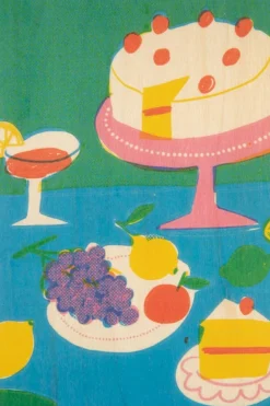 Woodhi Wenskaart Postcard Mega Cake