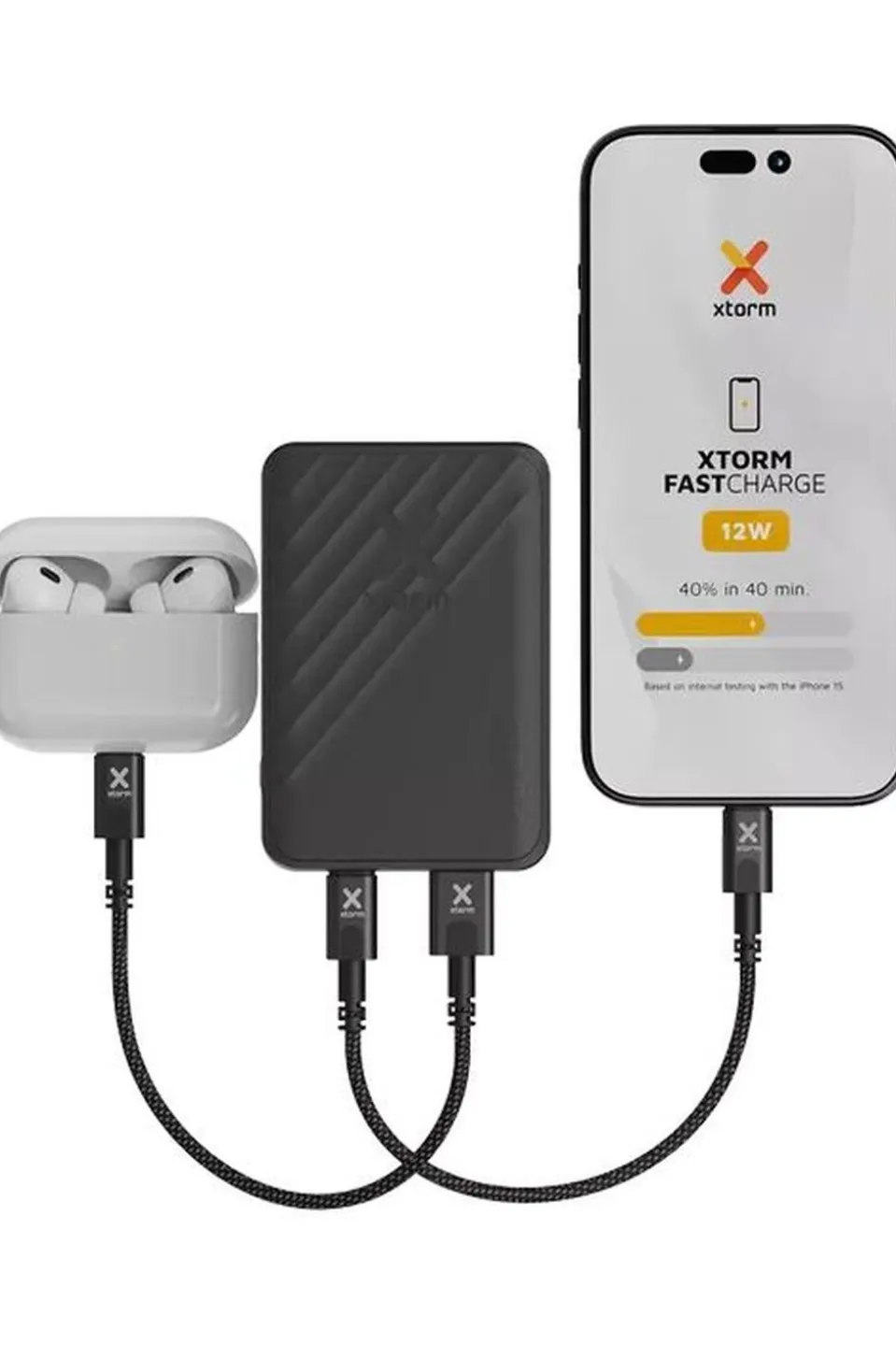Xtorm Oplader 12W Go2 Powerbank 5.000