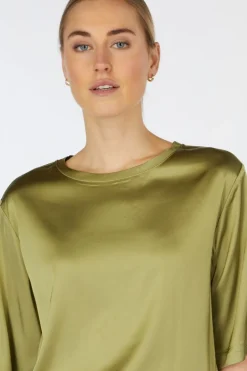 Yaya Blouse Oversized Satin