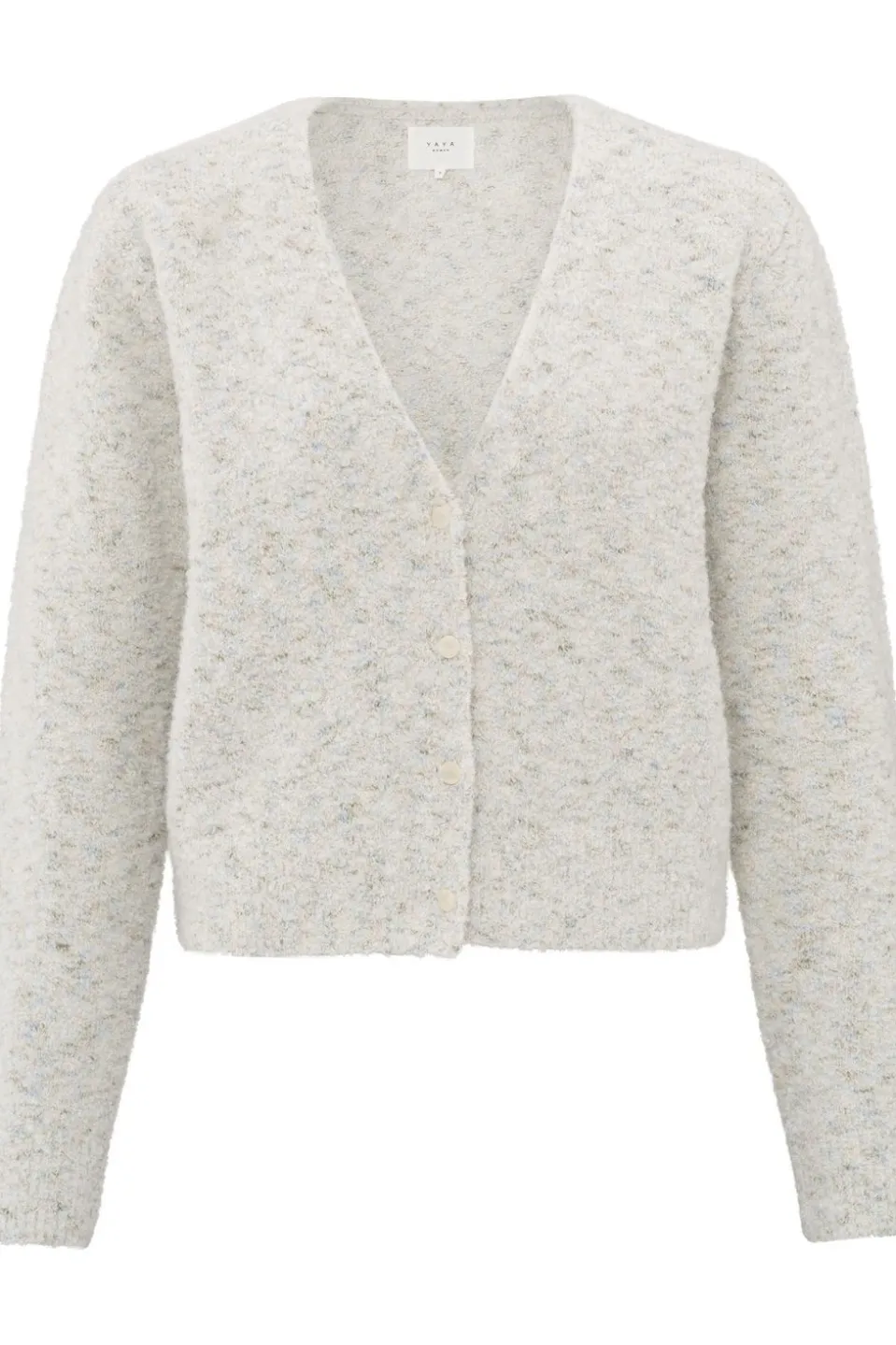 Yaya Cardigan Boucle With Color Naps Cardigan Ls