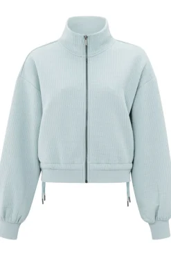 Yaya Cardigan Ribbed Jersey Cardigan With Cords