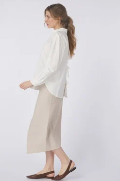 Yaya Hemd Poplin Shirt With Bows