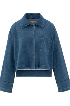 Yaya Jeansvest Denim Jacket W. Pocket